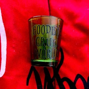 Hocus pocus goodbye cruel world shot glass